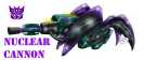 Miss Decepticon transformada en Nuclear Cannon (12Kb)