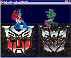 Pantalla de selecci&oacute;n del luchador